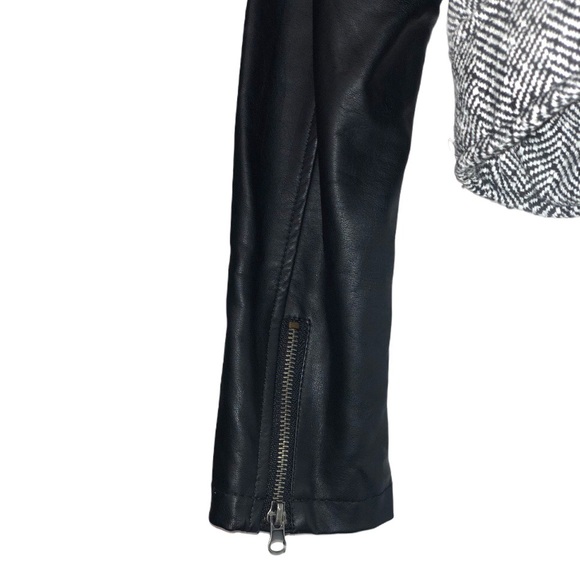 NWOT - Sound & Matter Jacket Tweed Faux Leather - Picture 7 of 7